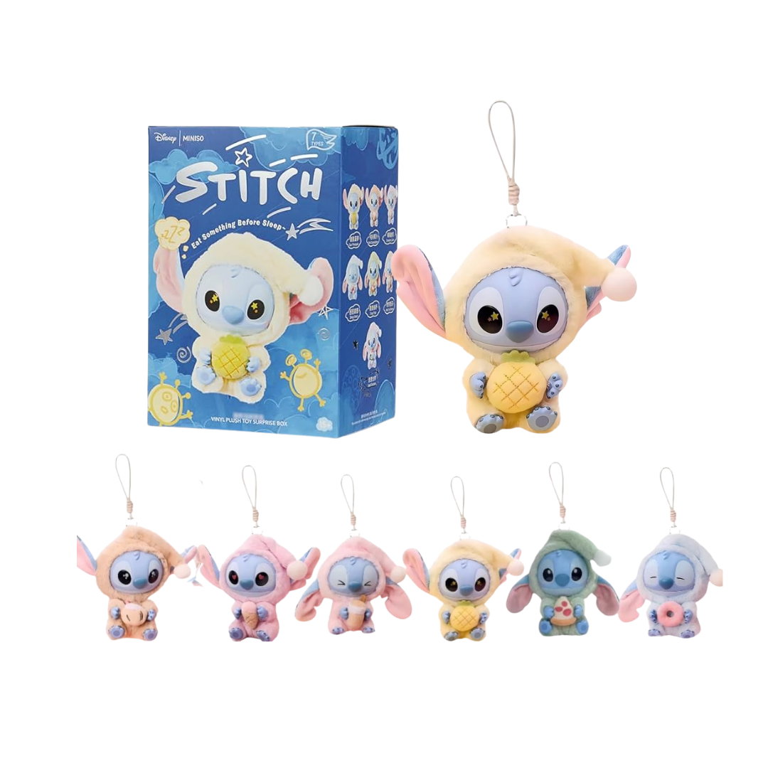 Stitch - Eat Something Before You Sleep Plush Pendant Blind Box