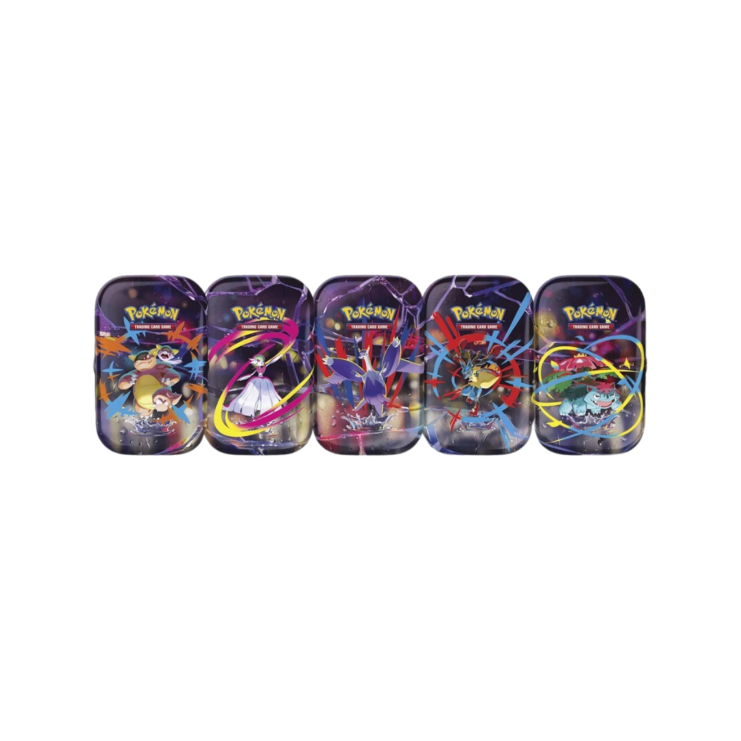 Pokemon Mega Heroes Mini Tin Prismatic Evolution 